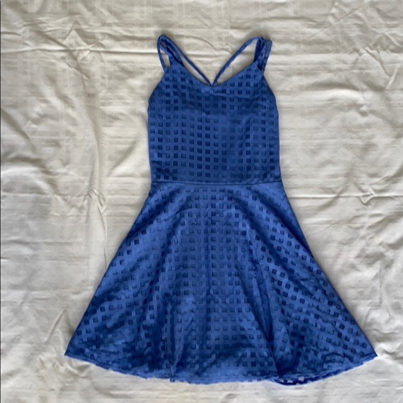 Blue Dress Sally Miller Couture Girls size 14/xl - Picture 1 of 3